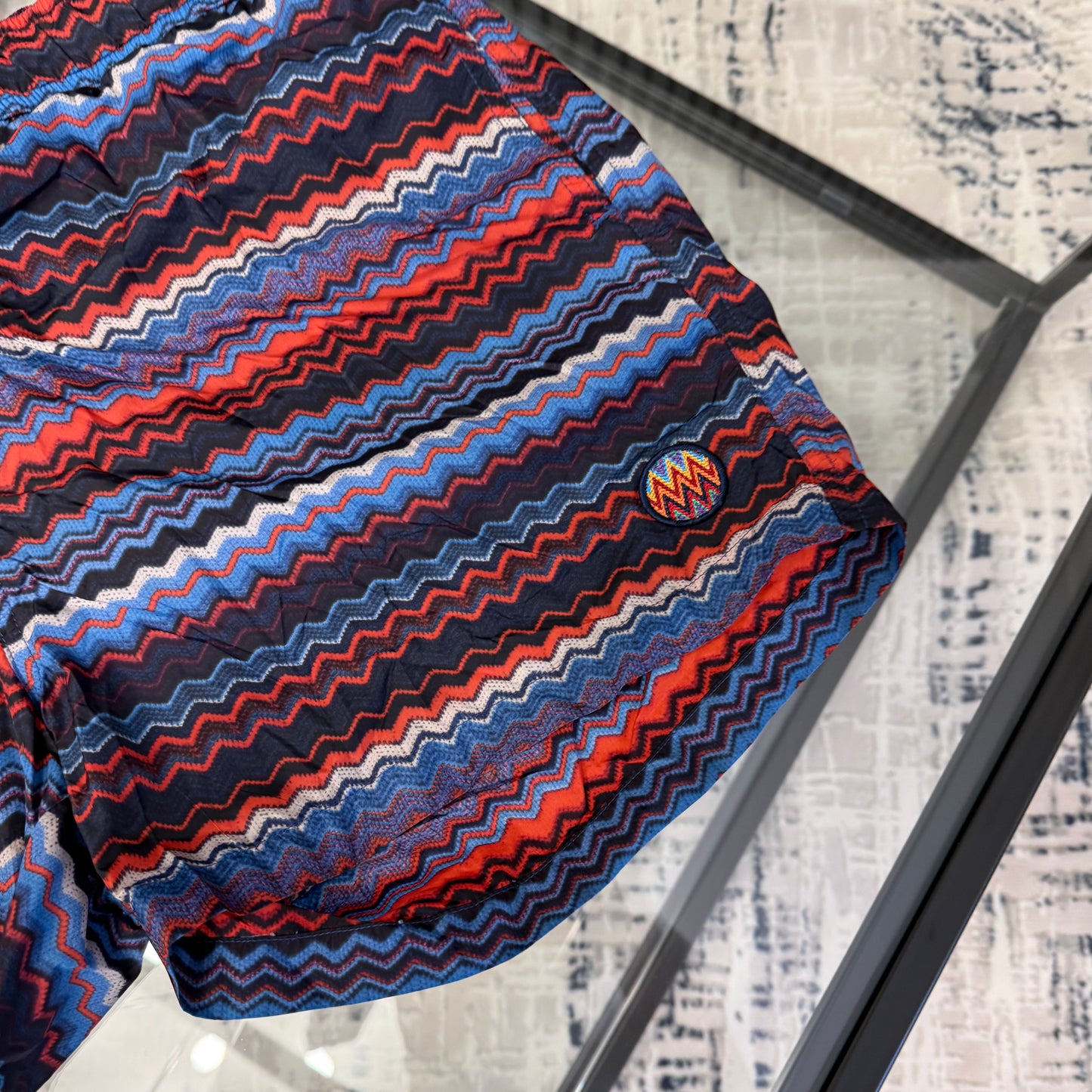 Blue Multi SwimShorts