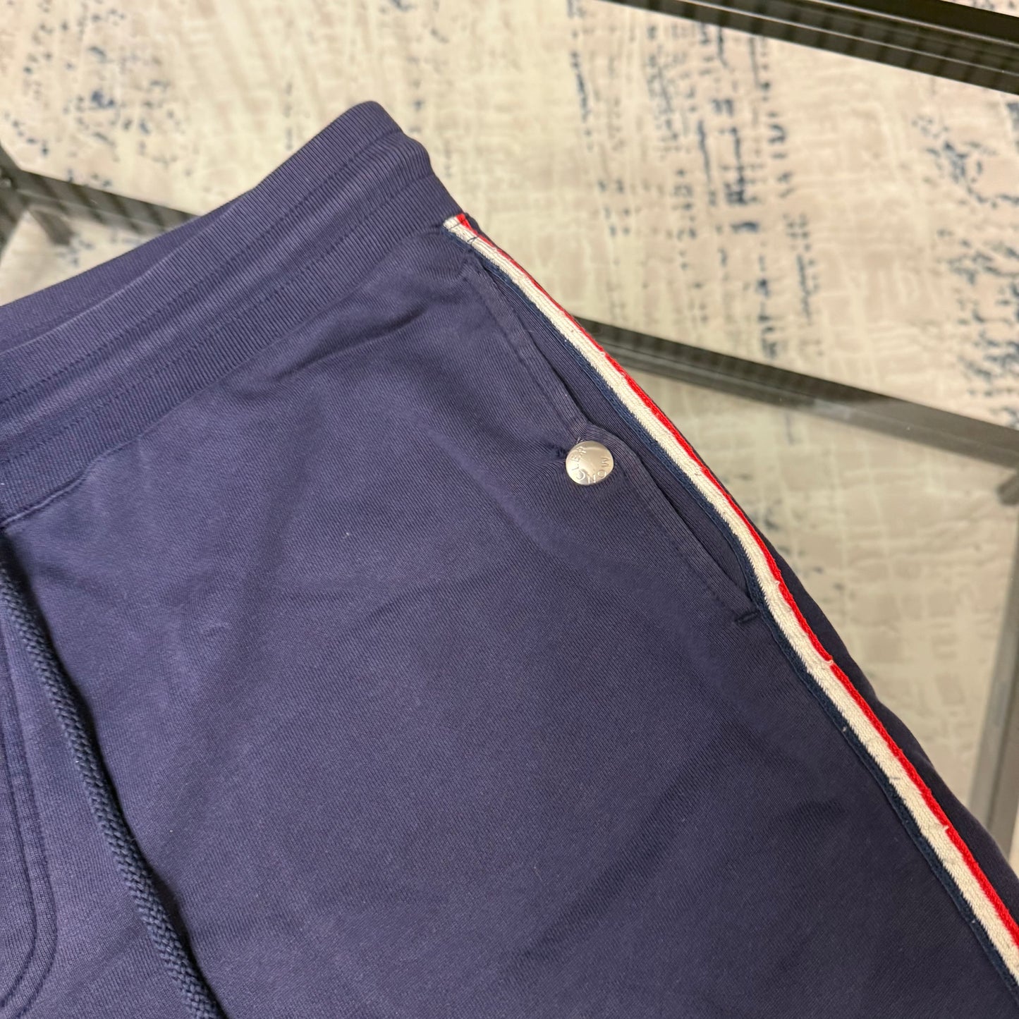Navy Mag Shorts