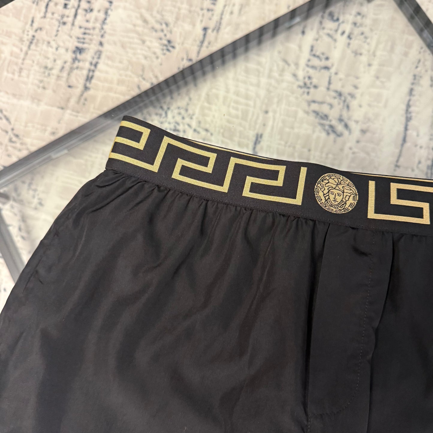 V Black SwimShorts