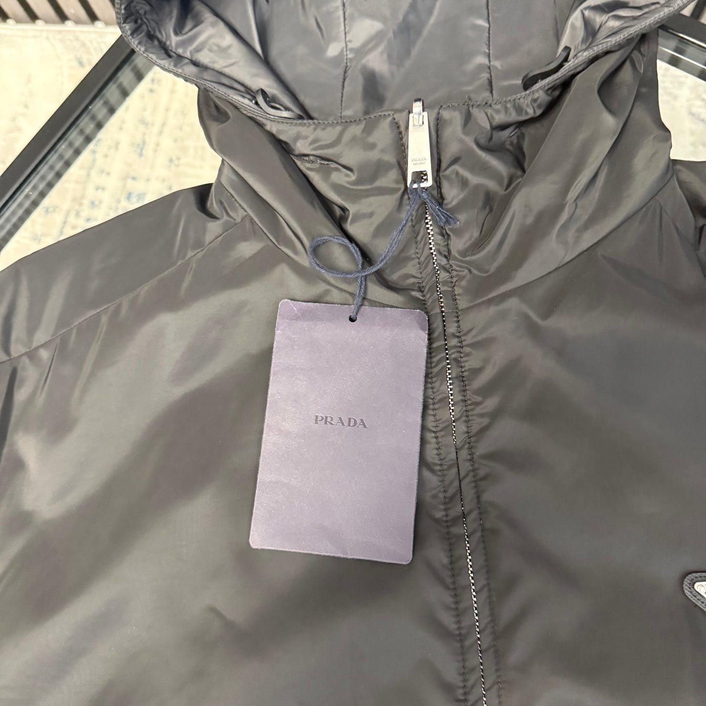 Black Nylon Padded Jacket