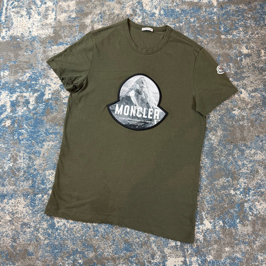 Olive Green Mountain T-Shirt