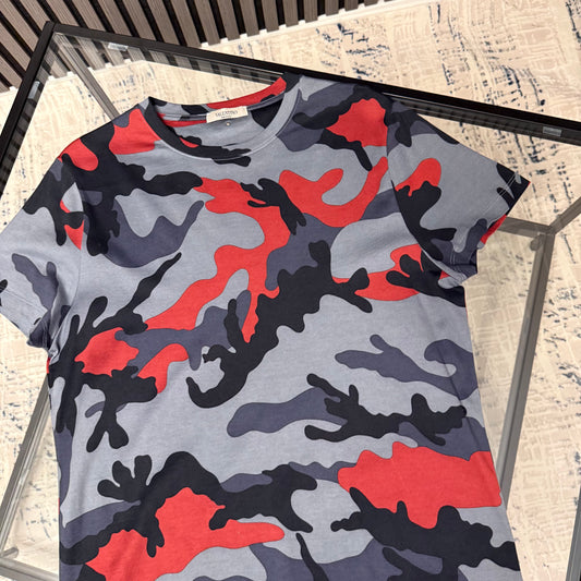 Blue/Red Camo T-Shirt