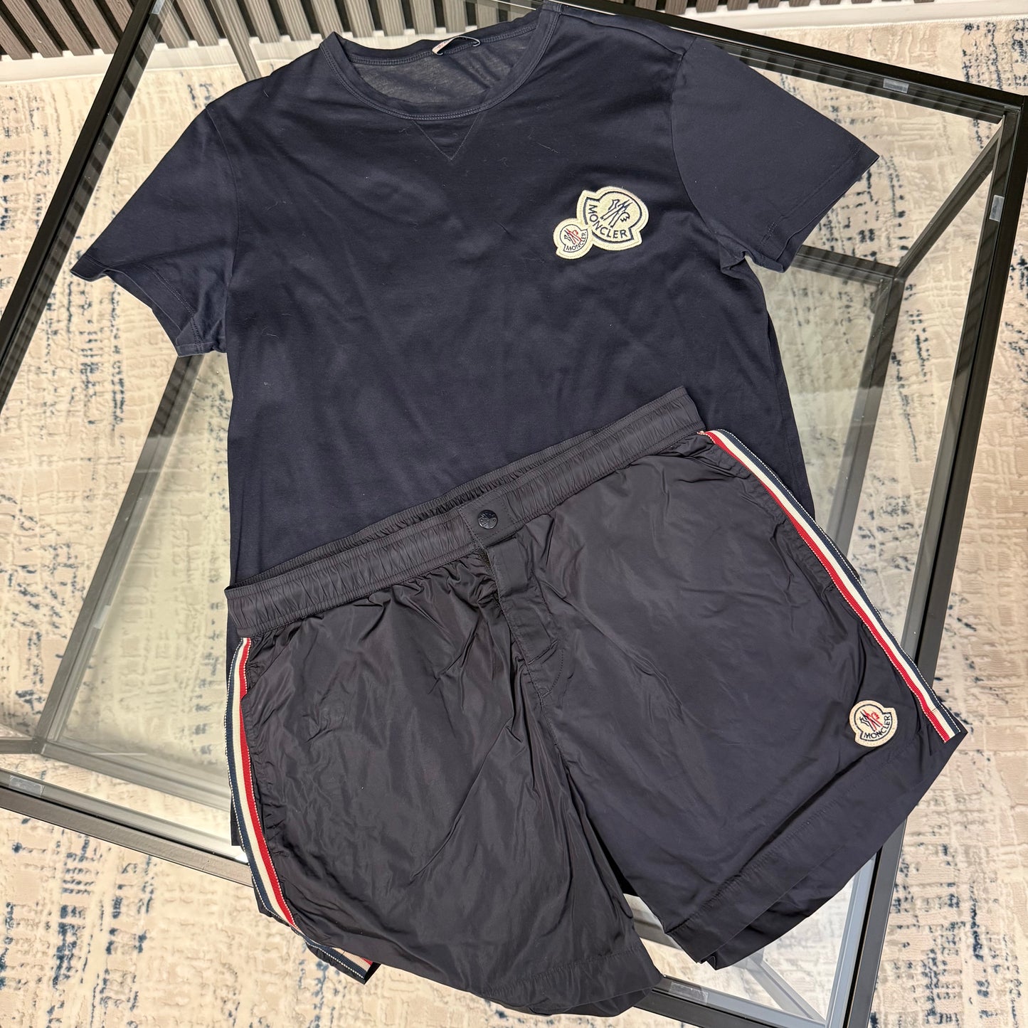 Navy Mag Twinset