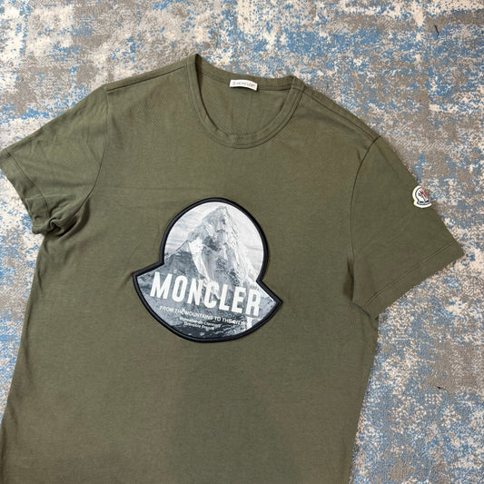 Olive Green Mountain T-Shirt