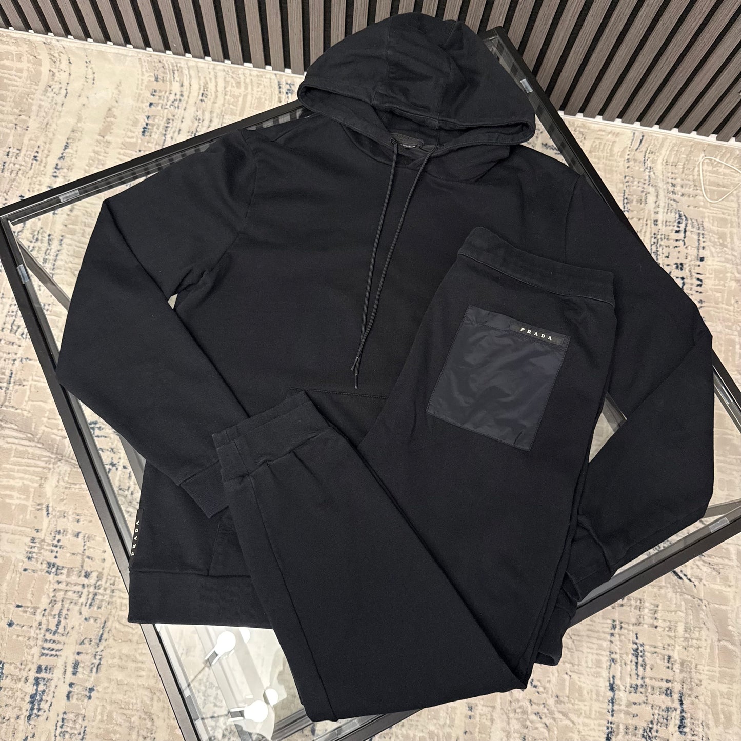 Black Strip Tracksuit