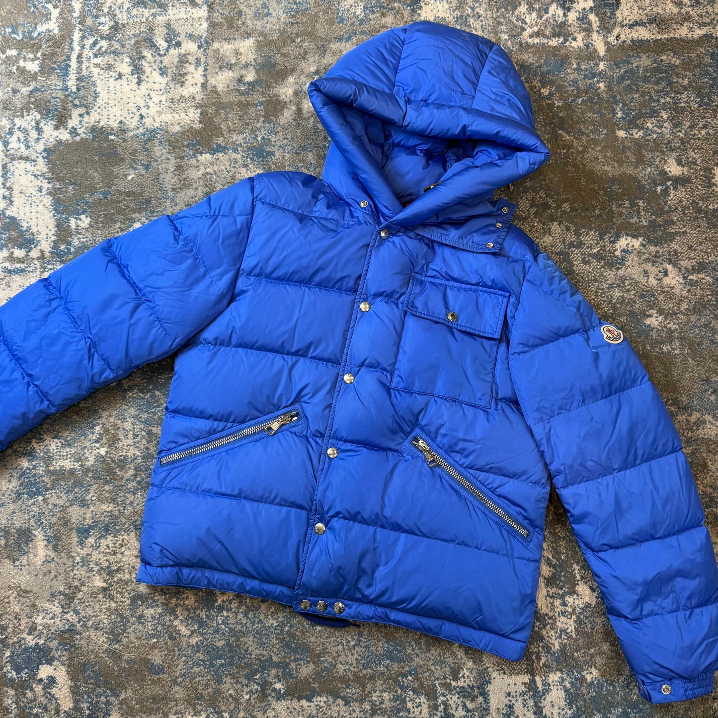 Blue Down Coat