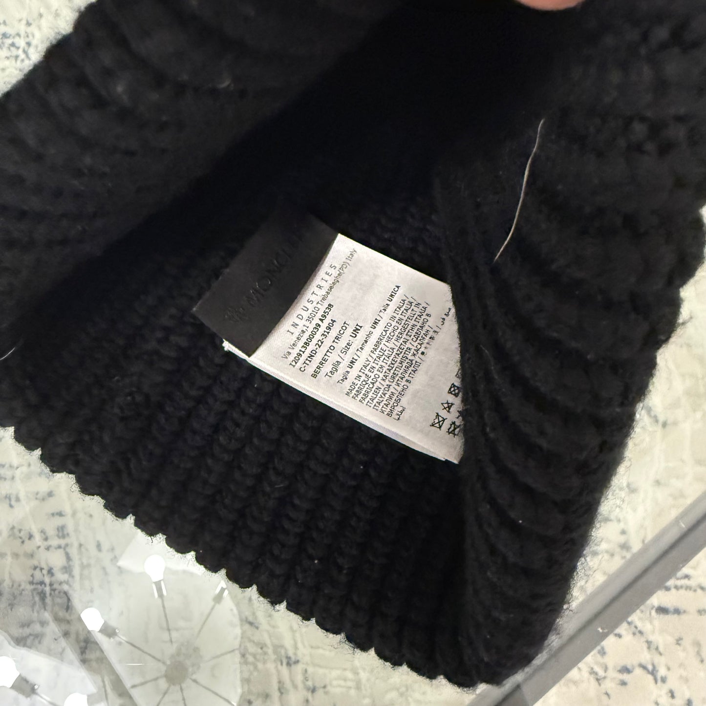 Black Beretto Beanie