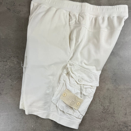 White Jogger Short