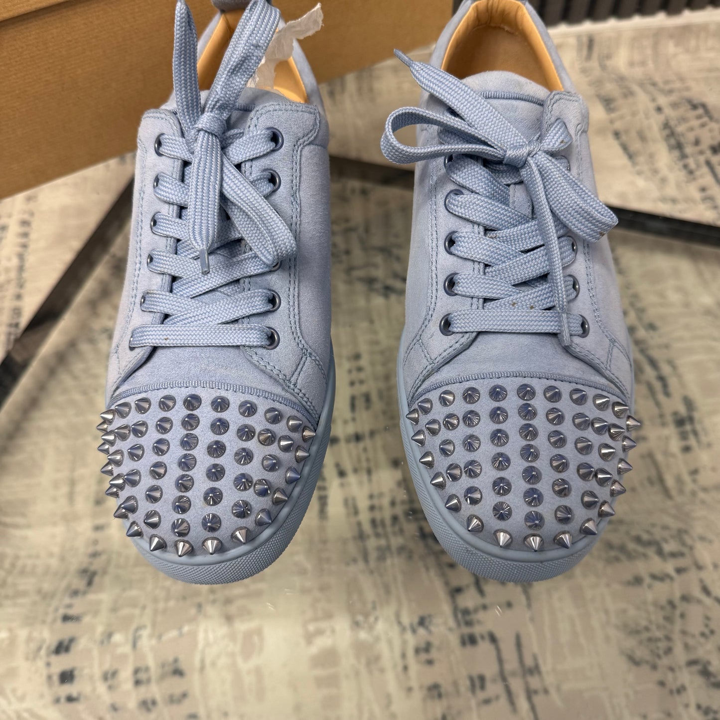 Baby Blue Junior Suede Spike