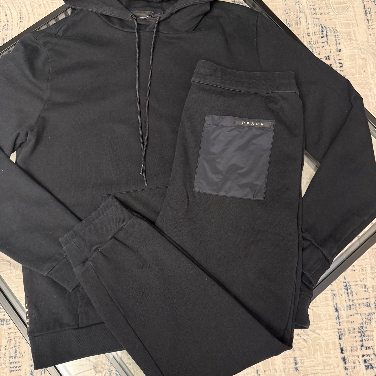 Black Strip Tracksuit