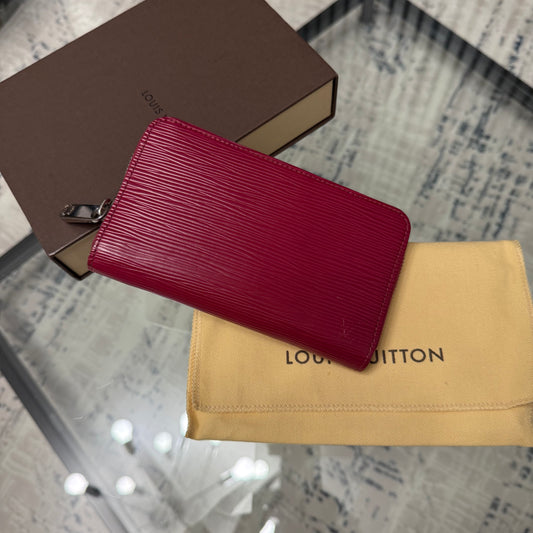 Red Epi Leather Purse