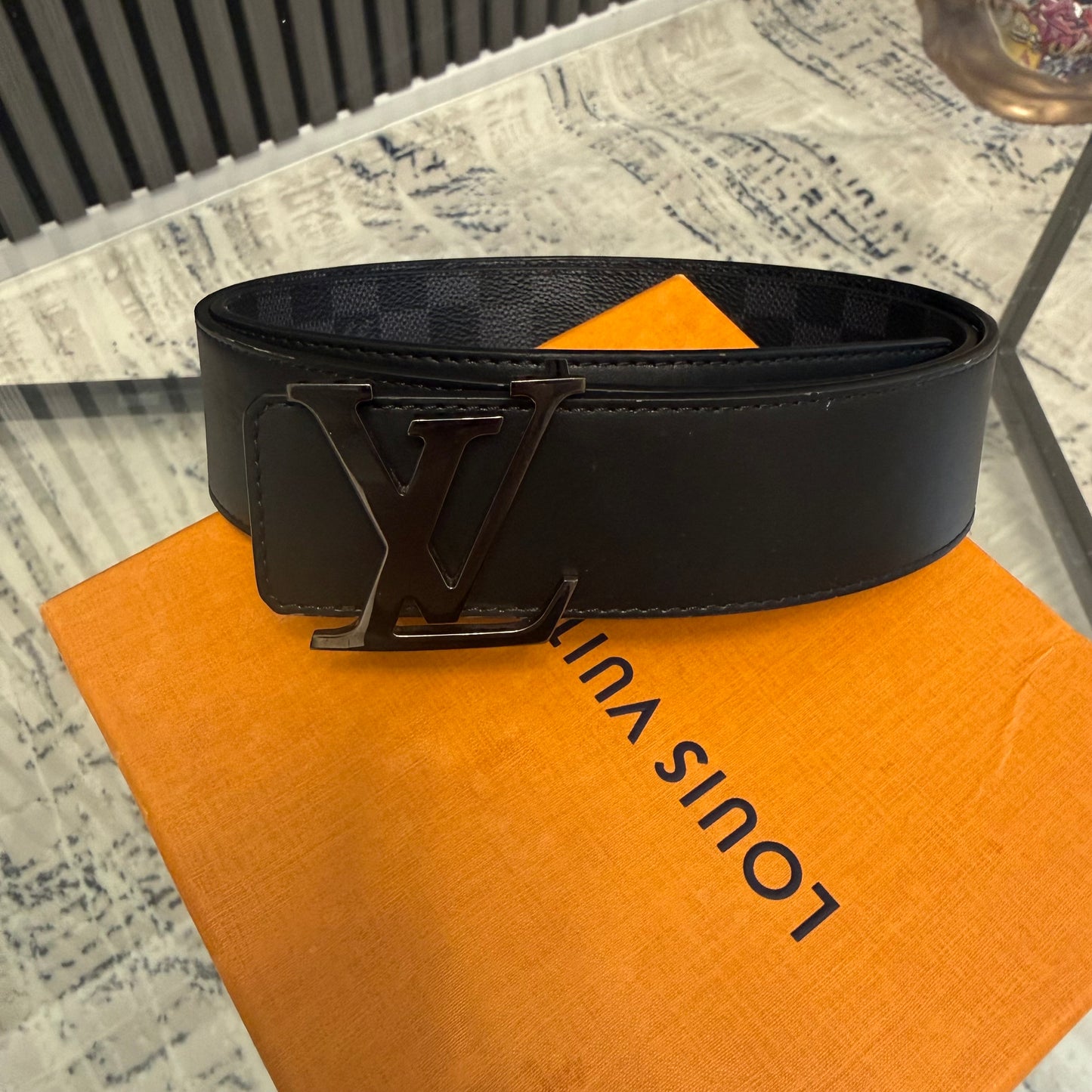Reversible Monogram Belt