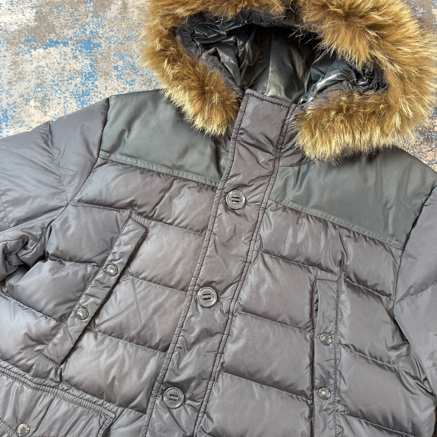 Grey Puffer Jacket