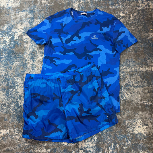 Blue Camo Twinset
