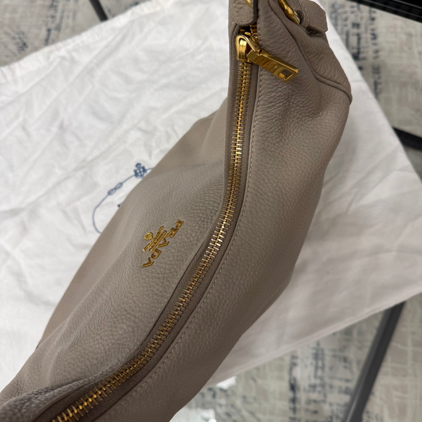 Grey Shoulder Bag