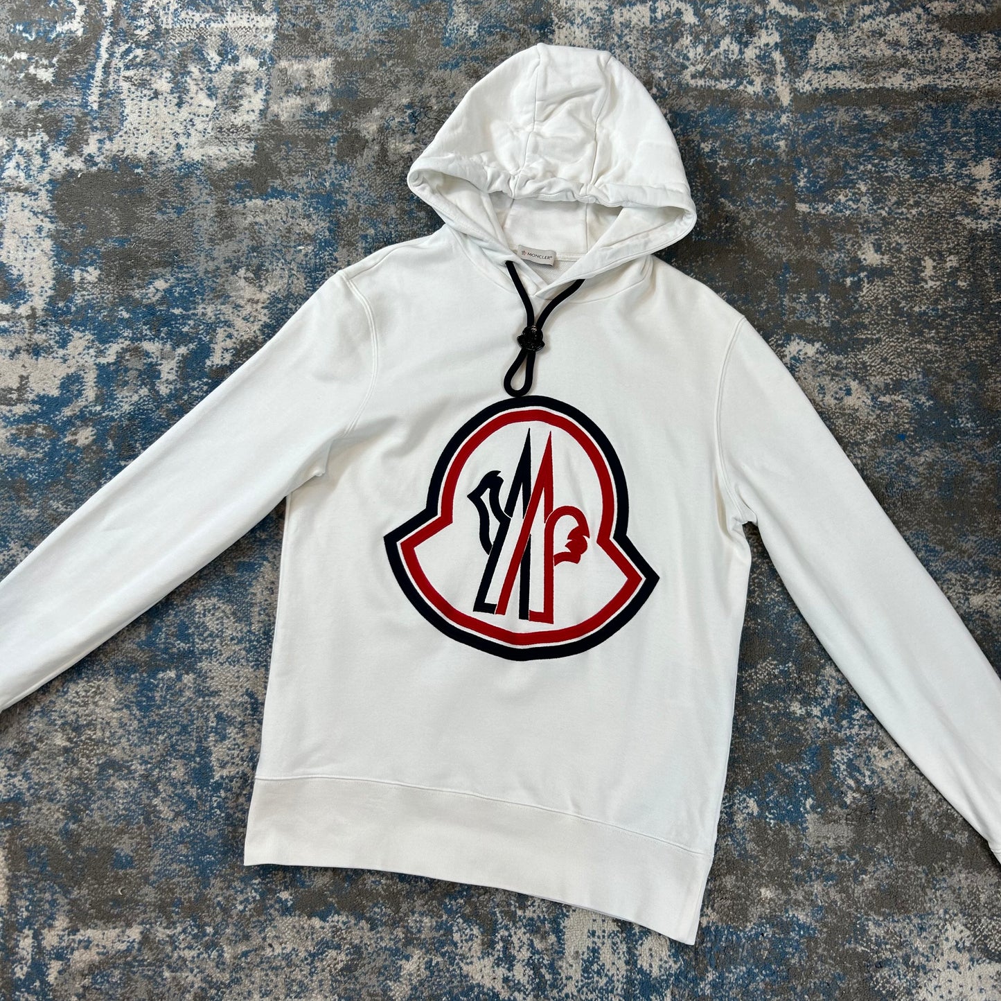 White Logo Hoodie