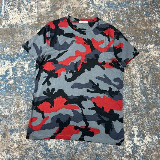 Blue/Red Camo T-Shirt