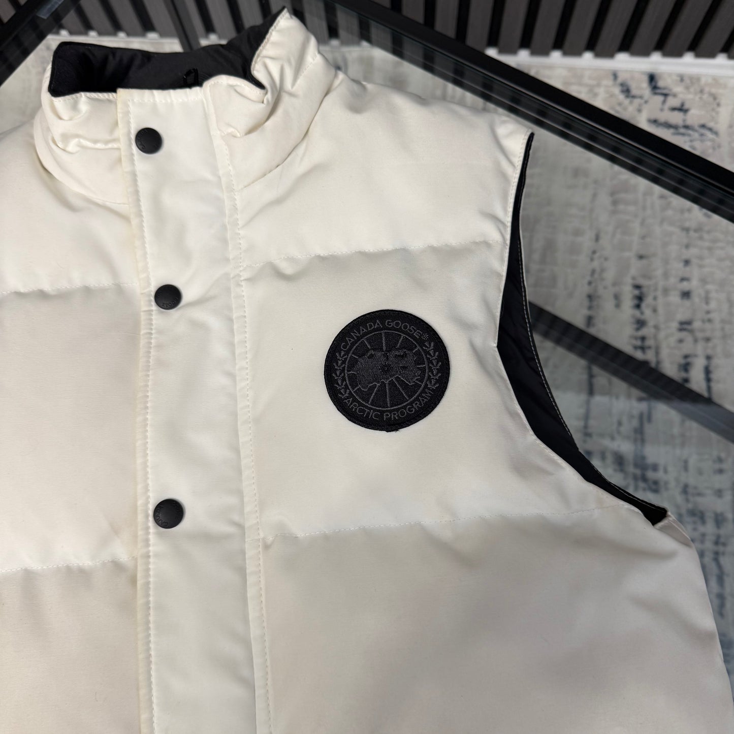 White Ghost Badge Gilet