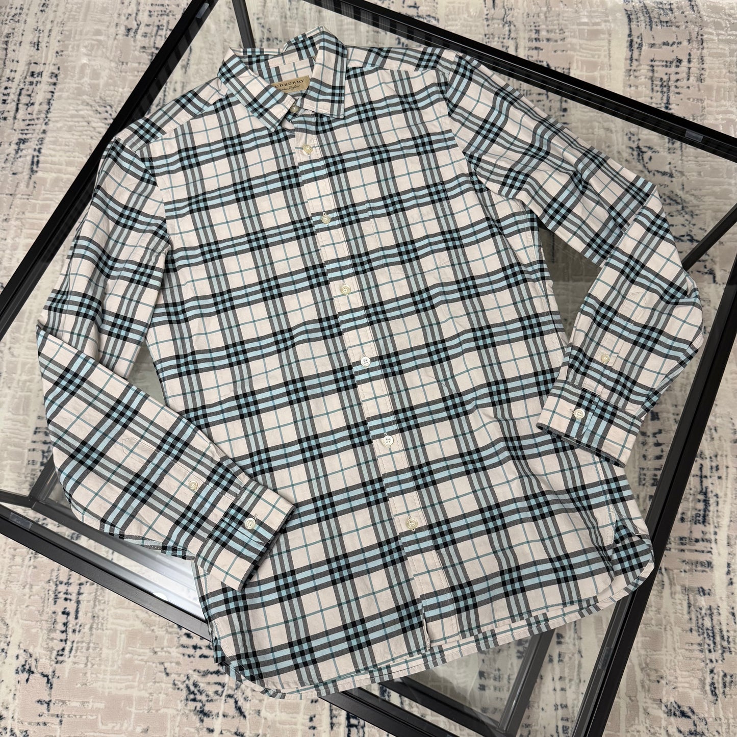 Blue/Grey Check Shirt