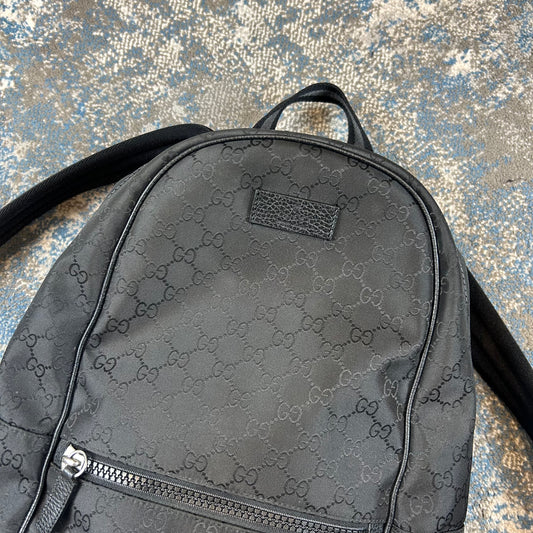 Gucci Slim Backpack GG Black