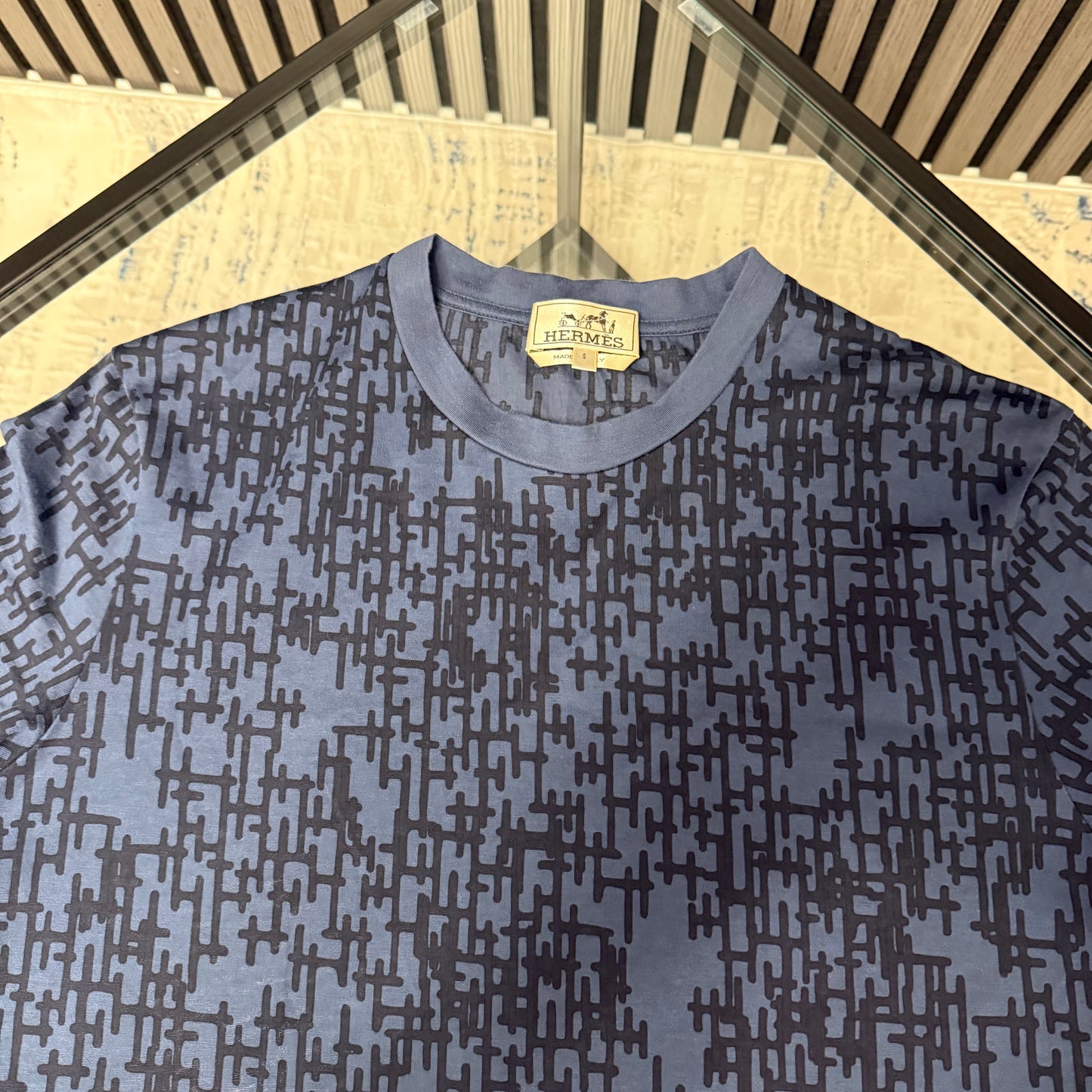 Navy H T-Shirt