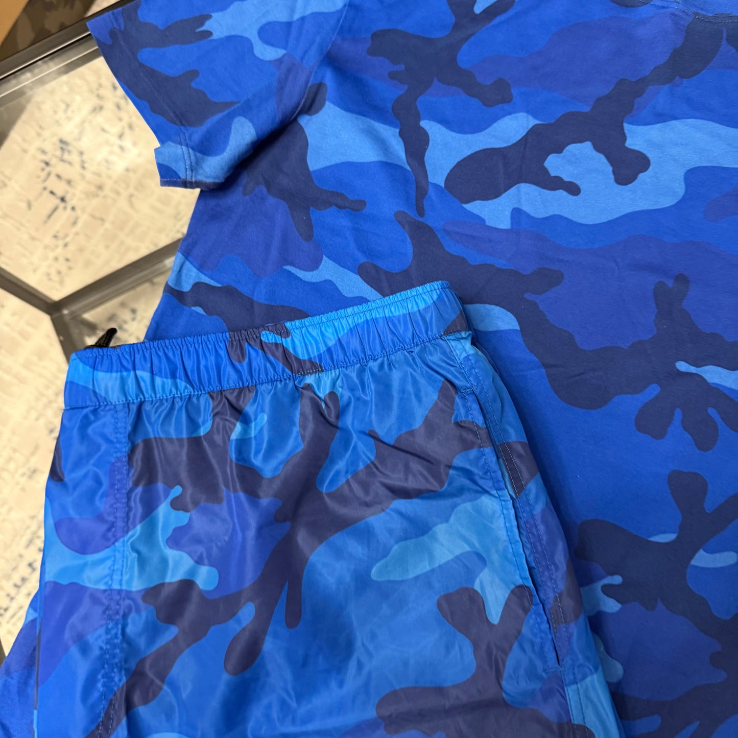 Blue Camo Twinset