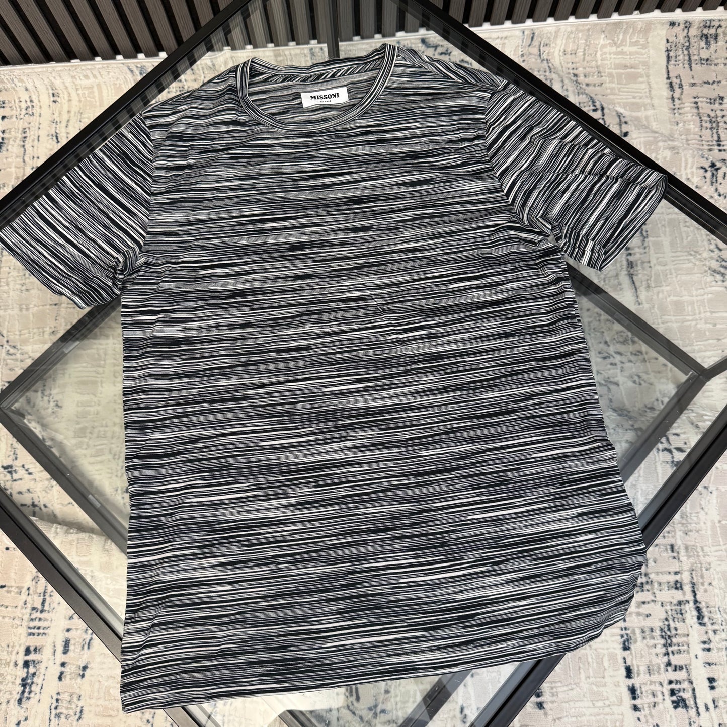 Black/White Stripe T-Shirt