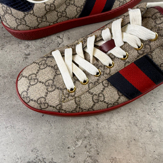 GG Beige/Red Sneaker