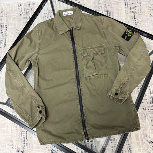 Olive Green Overshirt