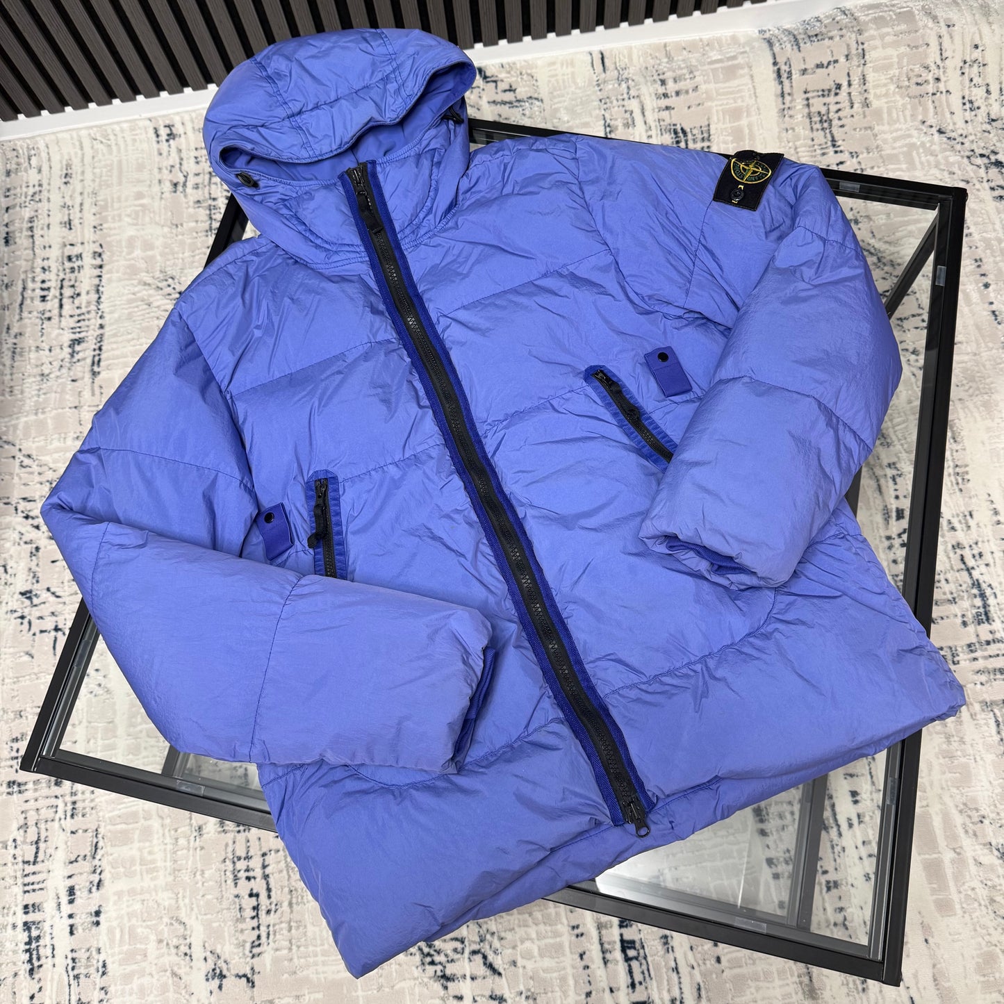 Blue Down Jacket