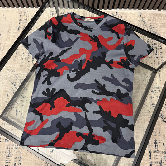 Blue/Red Camo T-Shirt