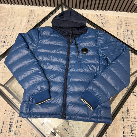Goggle Blue Down Jacket