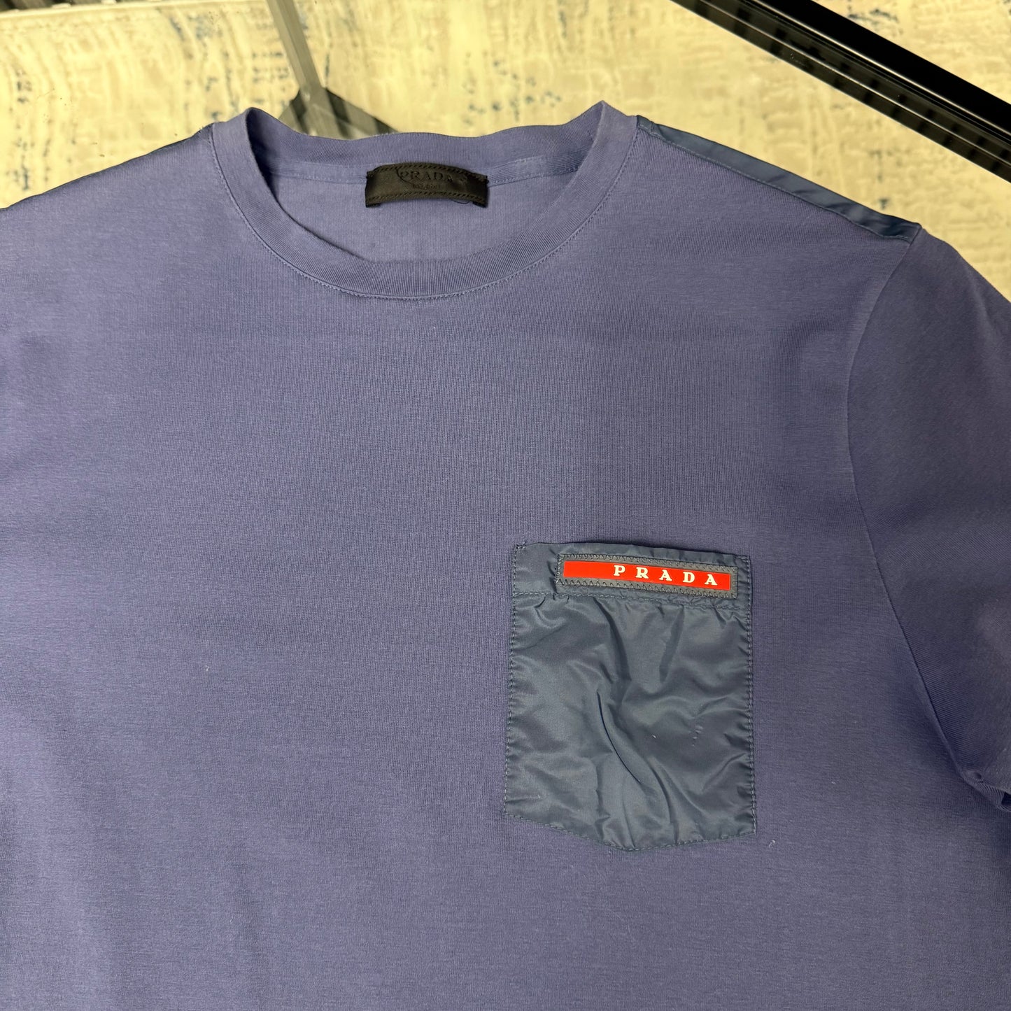 Blue Pocket T