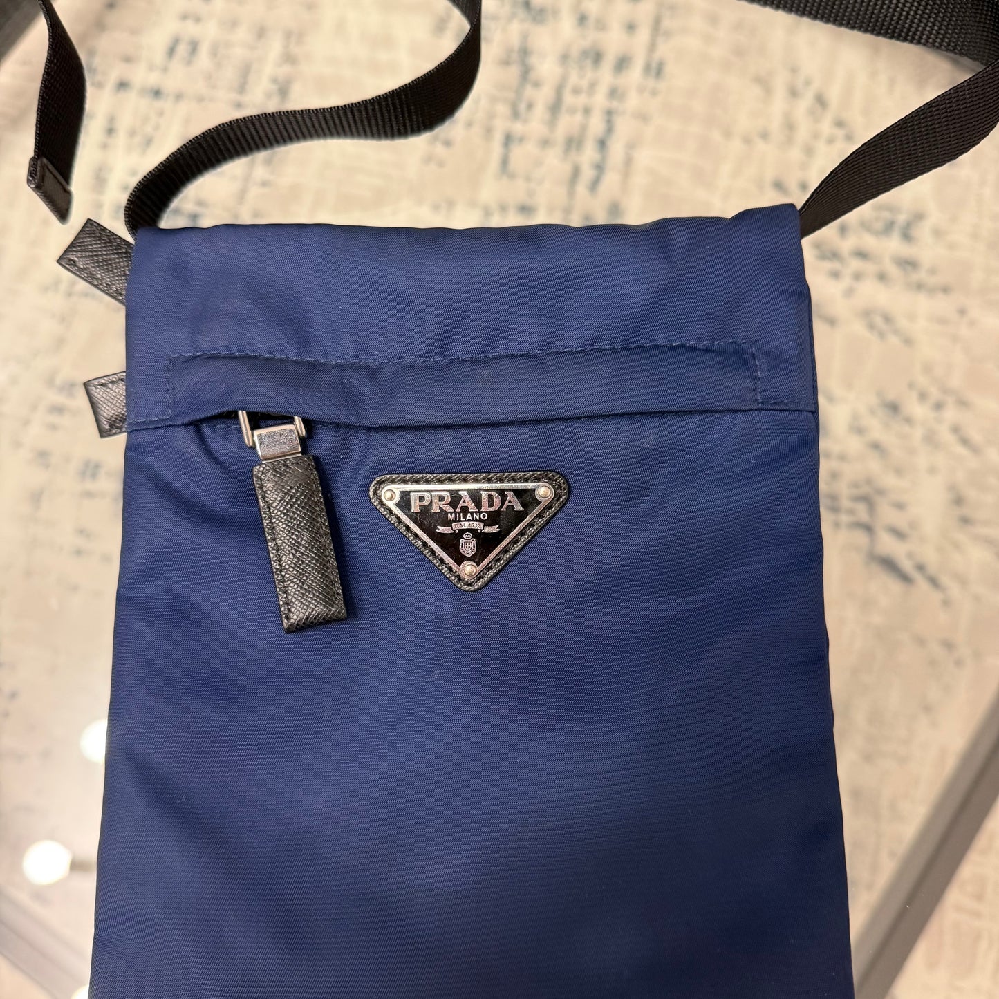 Navy Side Pouch