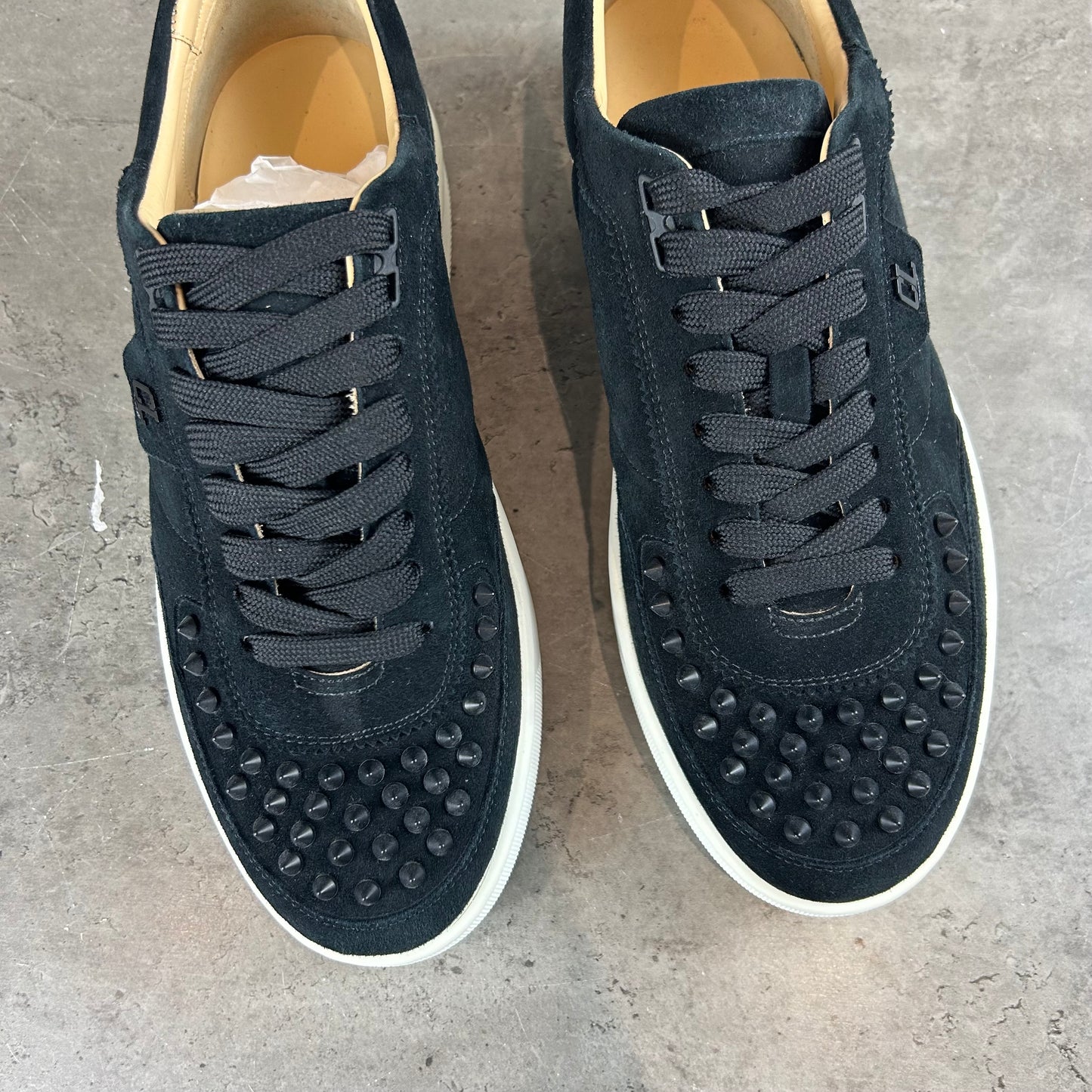 Suede Spike Sneaker