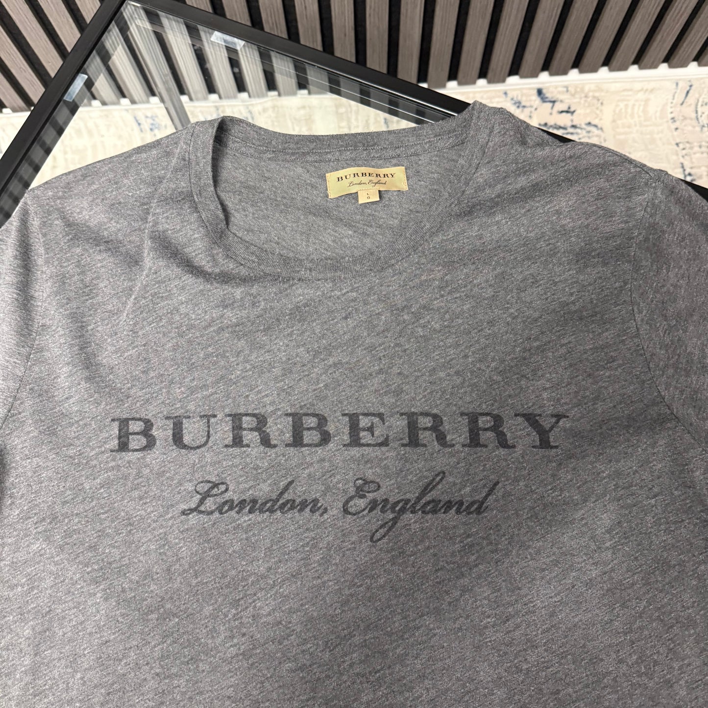 Grey Writing T-Shirt