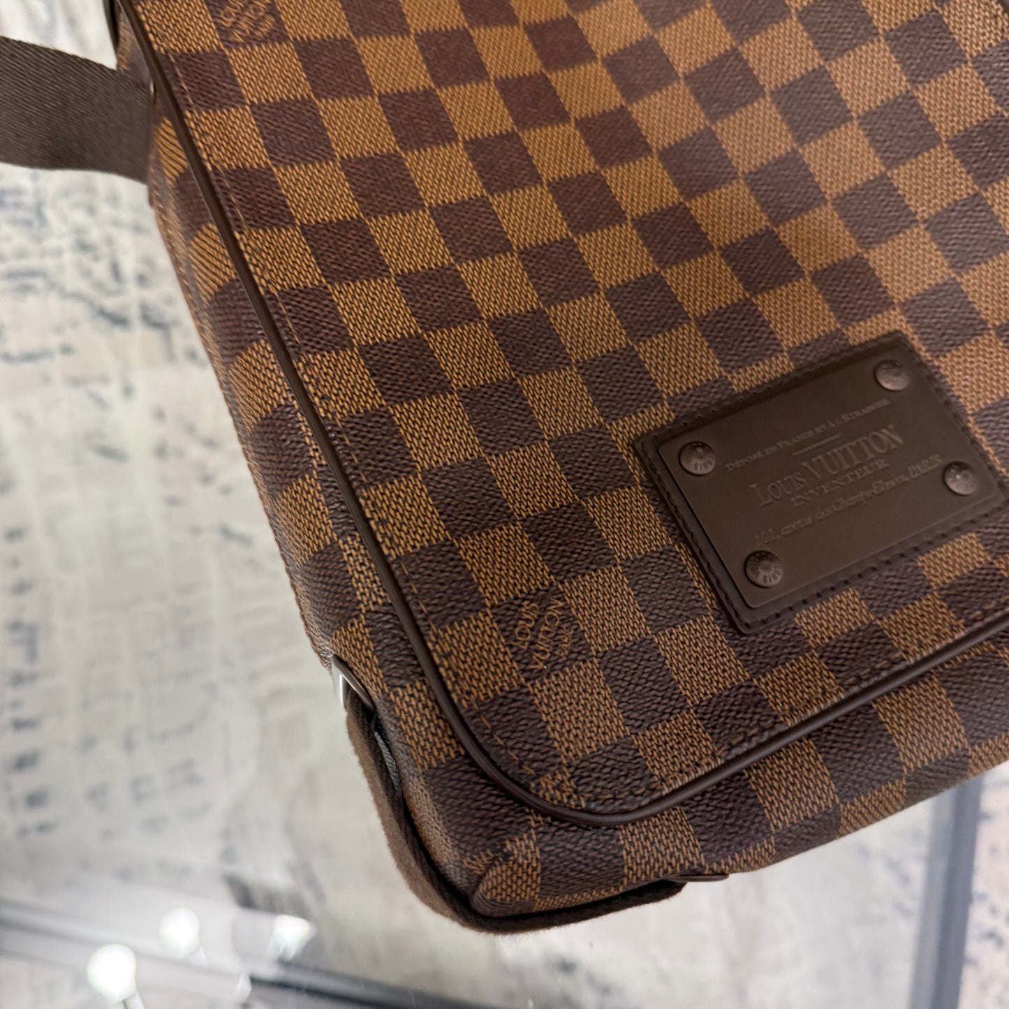 Brown Damier Messenger
