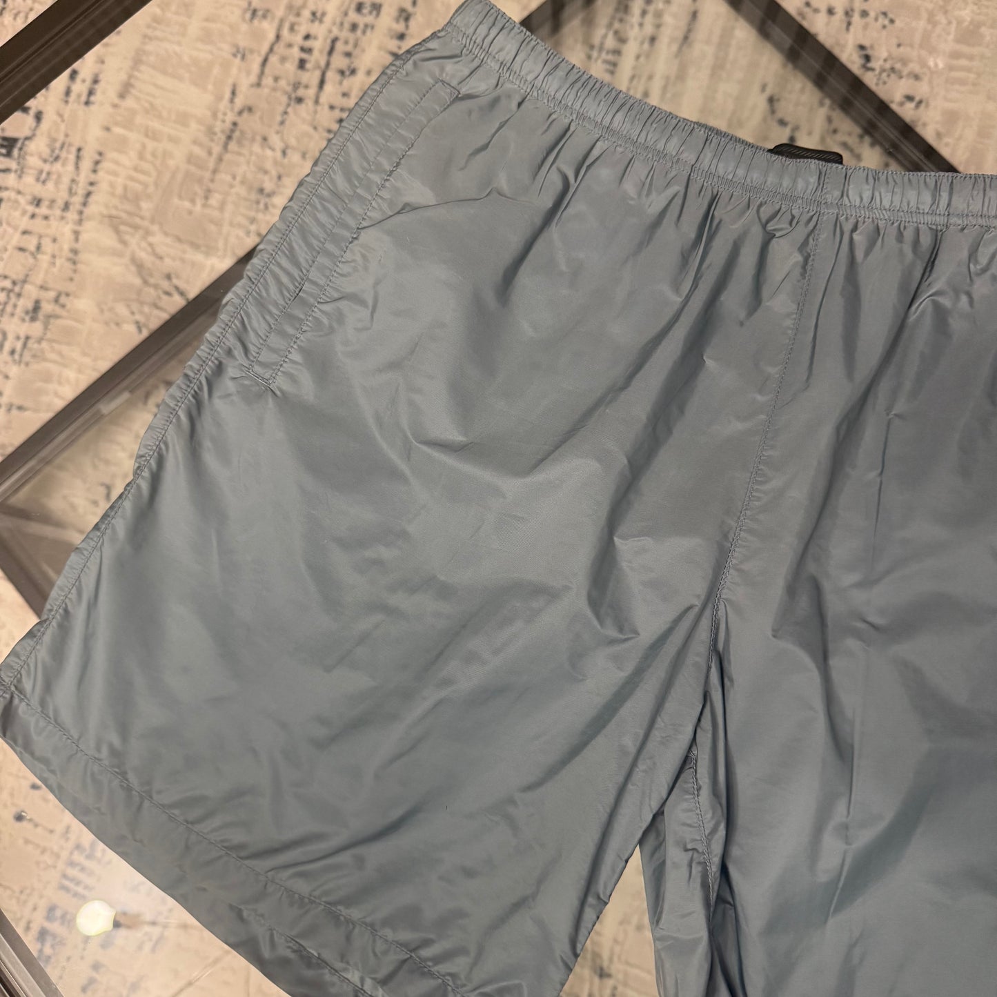 Baby Blue Strip SwimShorts