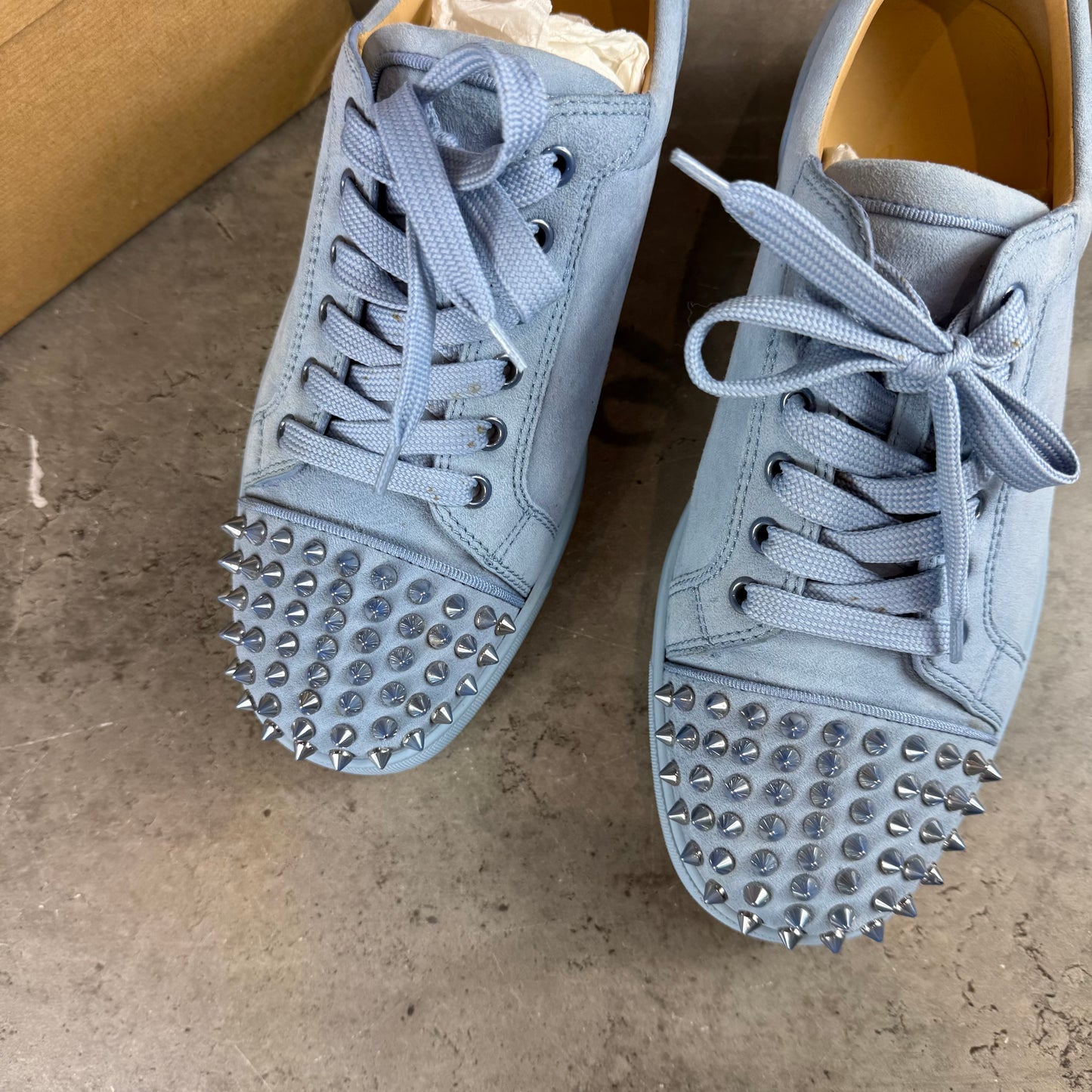 Baby Blue Junior Suede Spike