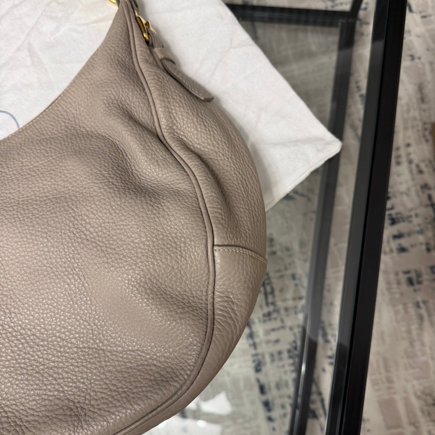 Grey Shoulder Bag