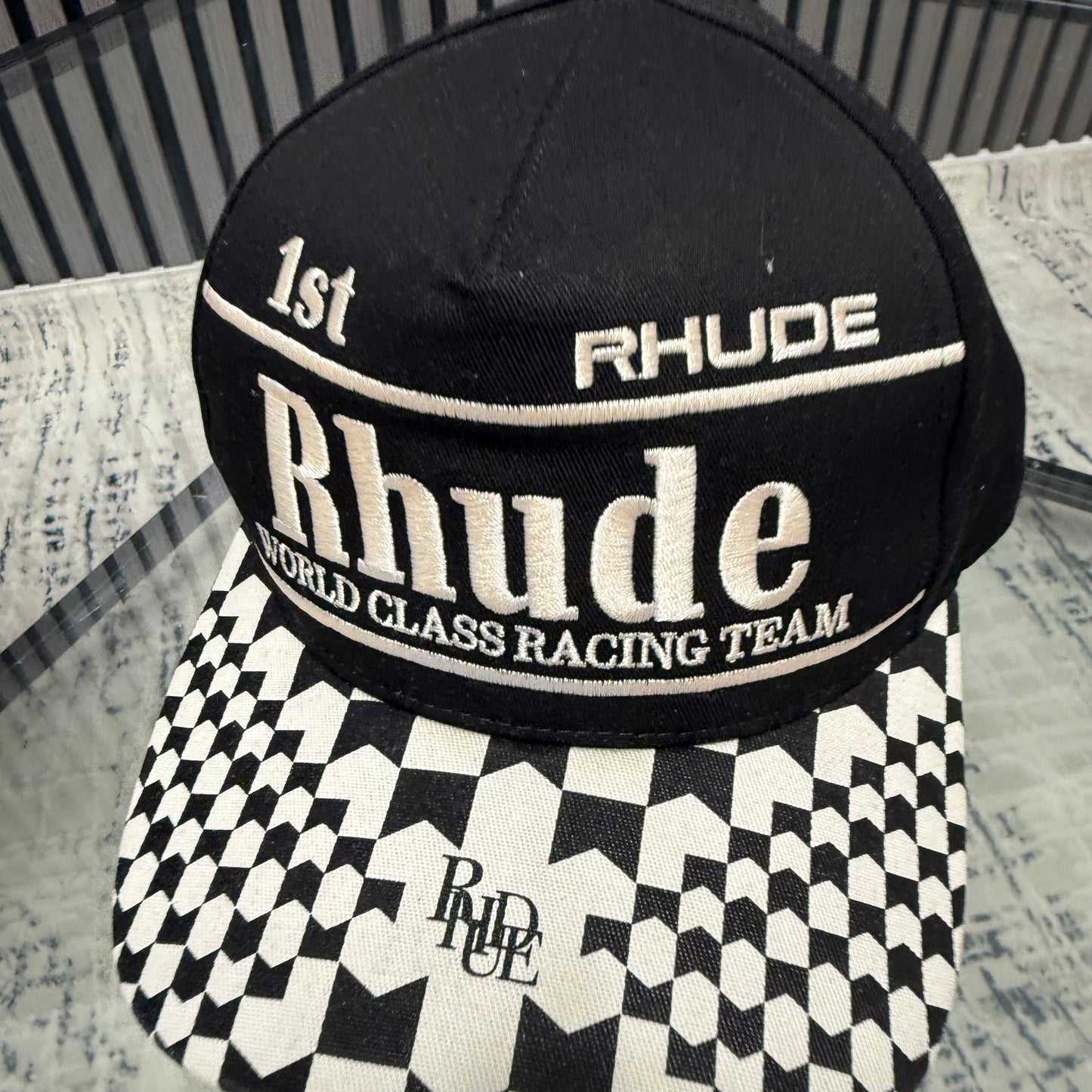 Black/White Cap
