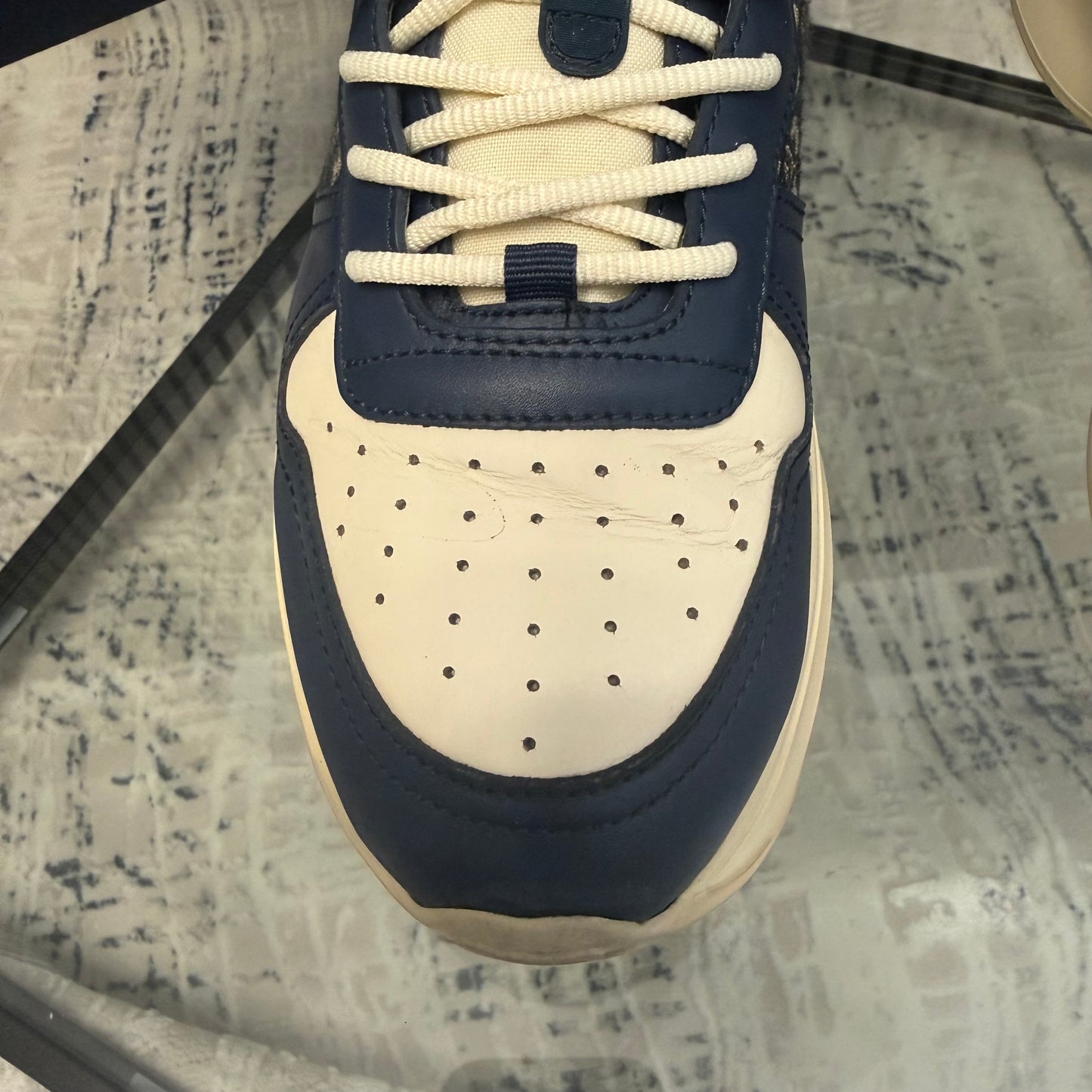 Navy/White B25