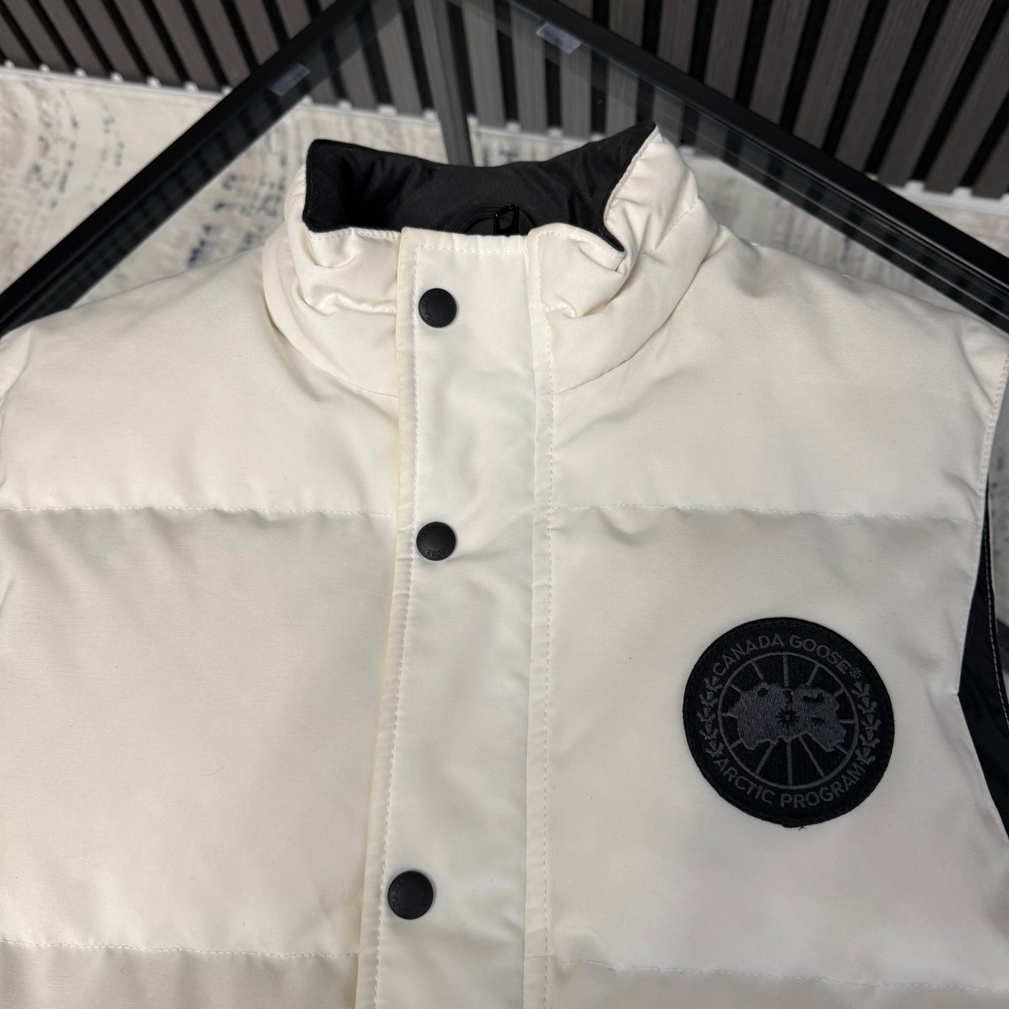 White Ghost Badge Gilet