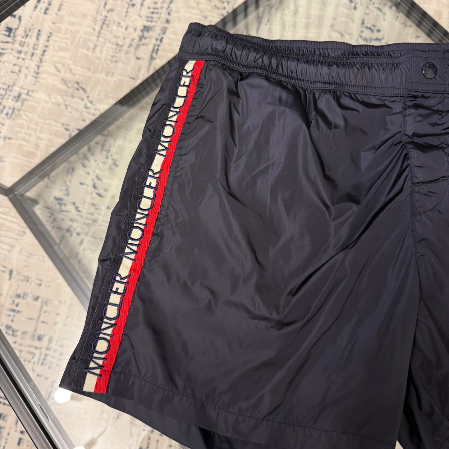 Navy Mag SwimShorts