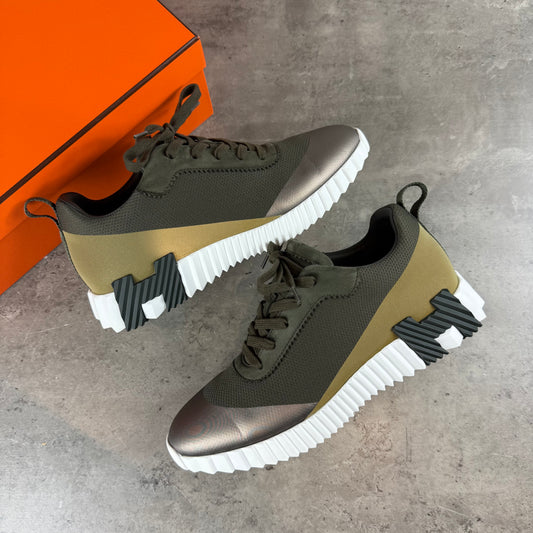 Olive Bounce Sneaker