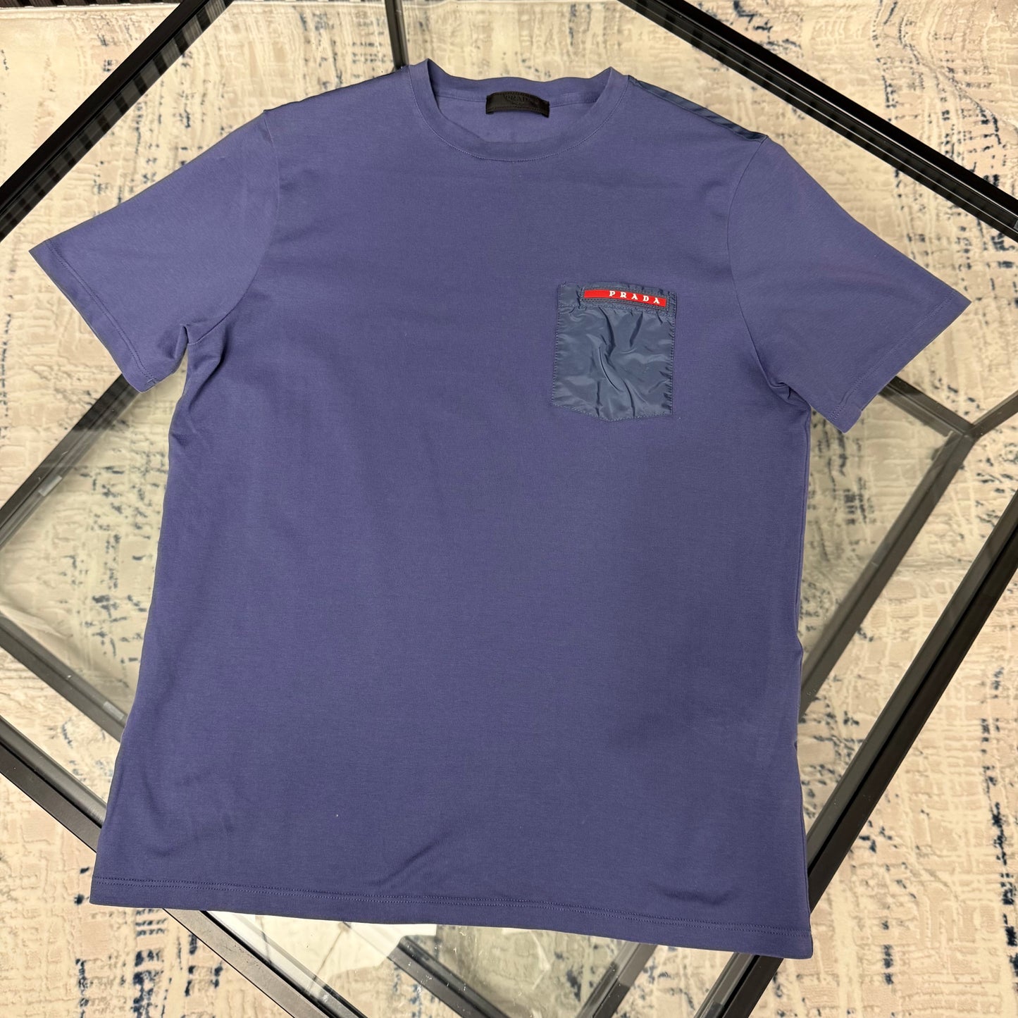 Blue Pocket T