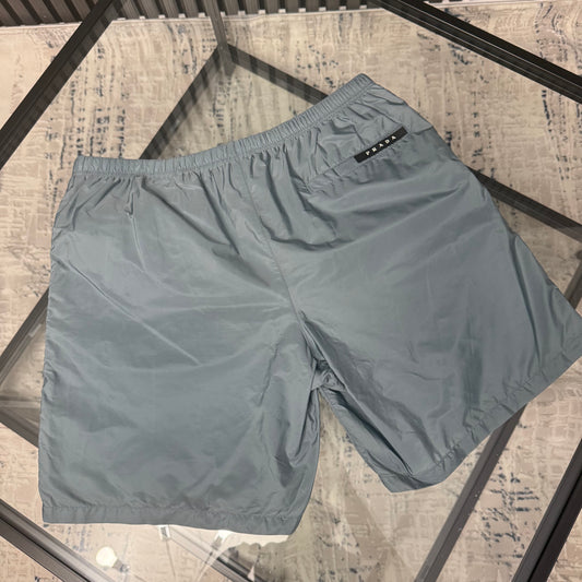 Baby Blue Strip SwimShorts