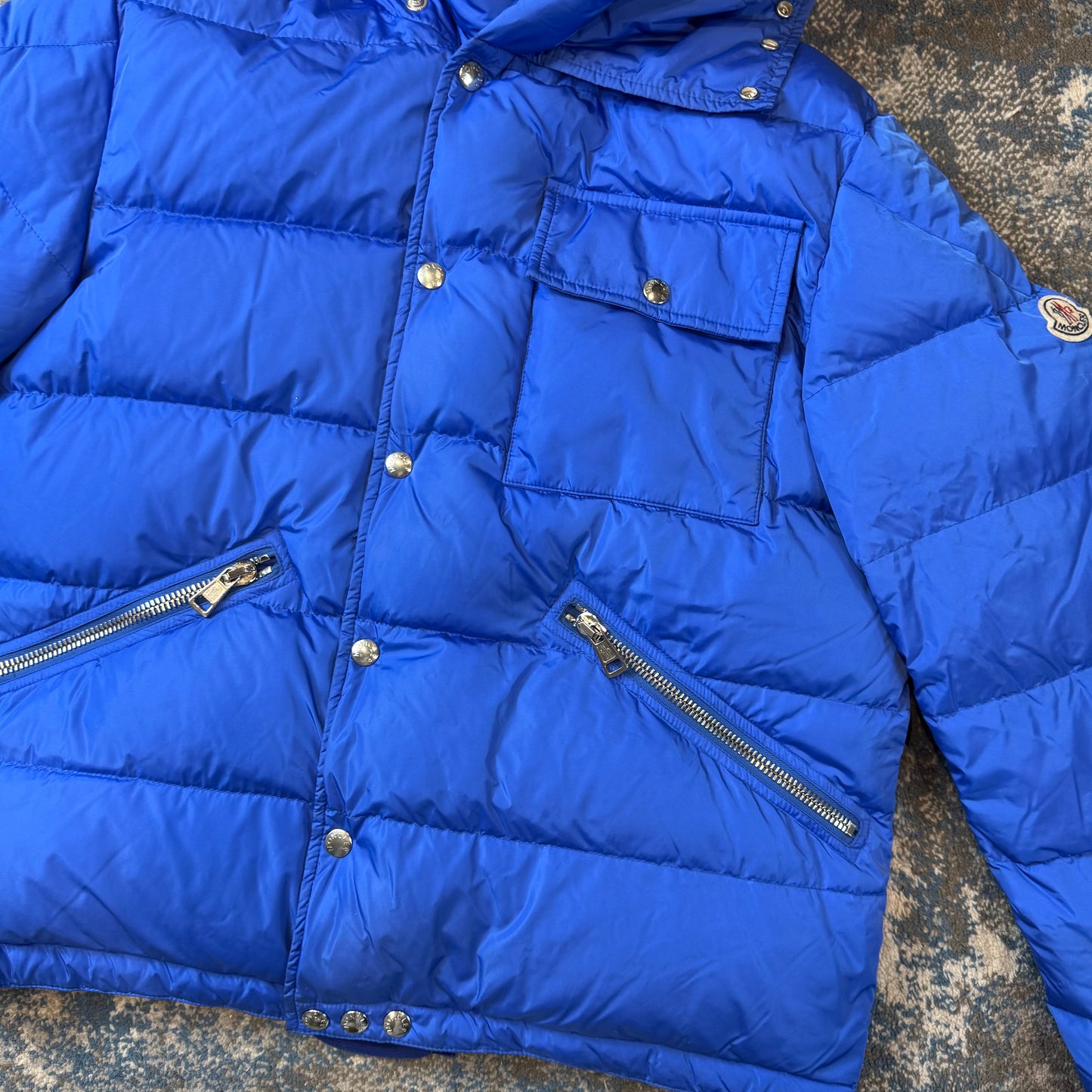 Blue Down Coat