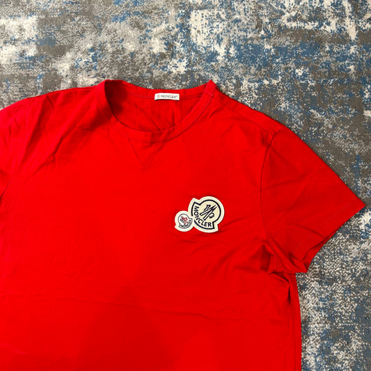 Red Double Badge T-Shirt