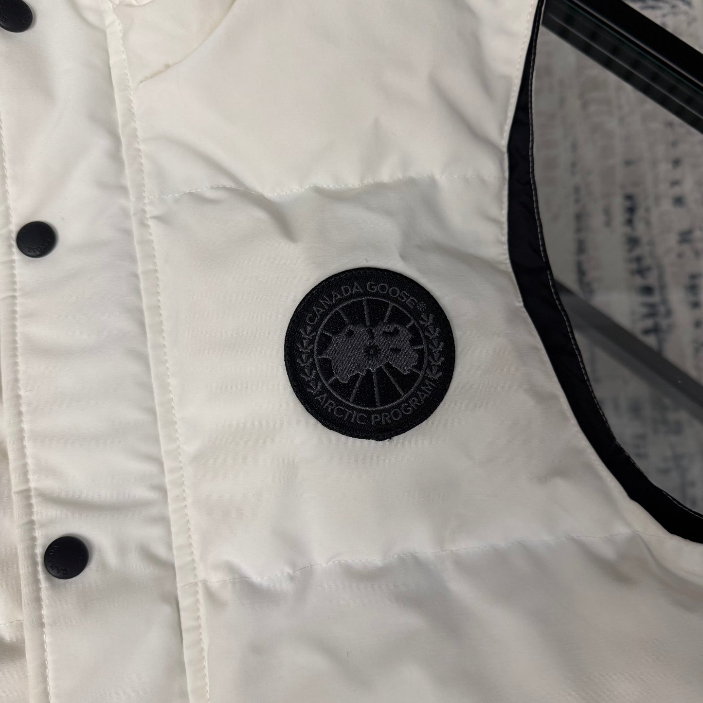 White Ghost Badge Gilet